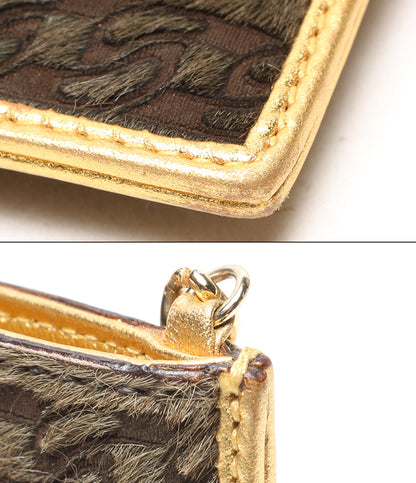 CHANEL チェーンハンドバッグ ゴールド金具 ハラコ レディース シャネル