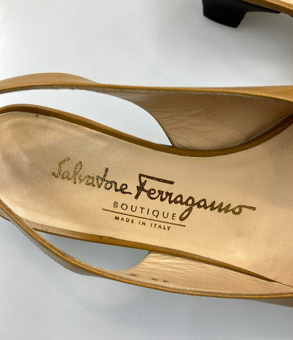 サルヴァトーレフェラガモ スリングバッグパンプス レディース SIZE 5 1/2 C (M) Salvatore Ferragamo