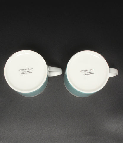 TIFFANY&Co. マグカップ 2点セット ペア カラーブロック ティファニー