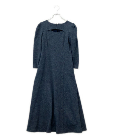 ANAYI 長袖 パターンジャージースリットワンピース レディース SIZE 34 アナイ