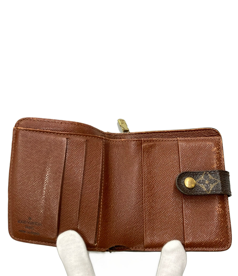 LOUIS VUITTON 二つ折り財布 コンパクトジップ モノグラム M61667 レディース ルイ・ヴィトン