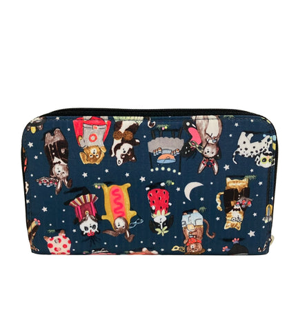 美品 LeSportsac ラウンドファスナー長財布 レディース レスポートサック