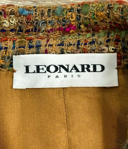 LEONARD ツイードジャケット レディース SIZE 42 (L) レオナール