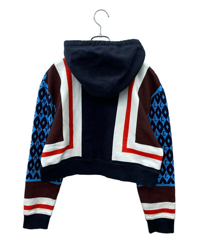 VALENTINO クロップパーカー ロゴ WB3MF12F6P0 レディース SIZE M ヴァレンティノ