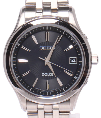 SEIKO 腕時計 ソーラー ブラック 7B24-0AV0 メンズ セイコー