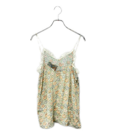 美品 GUCCI キャミソール 花柄 シルク レディース SIZE 38 (S) グッチ