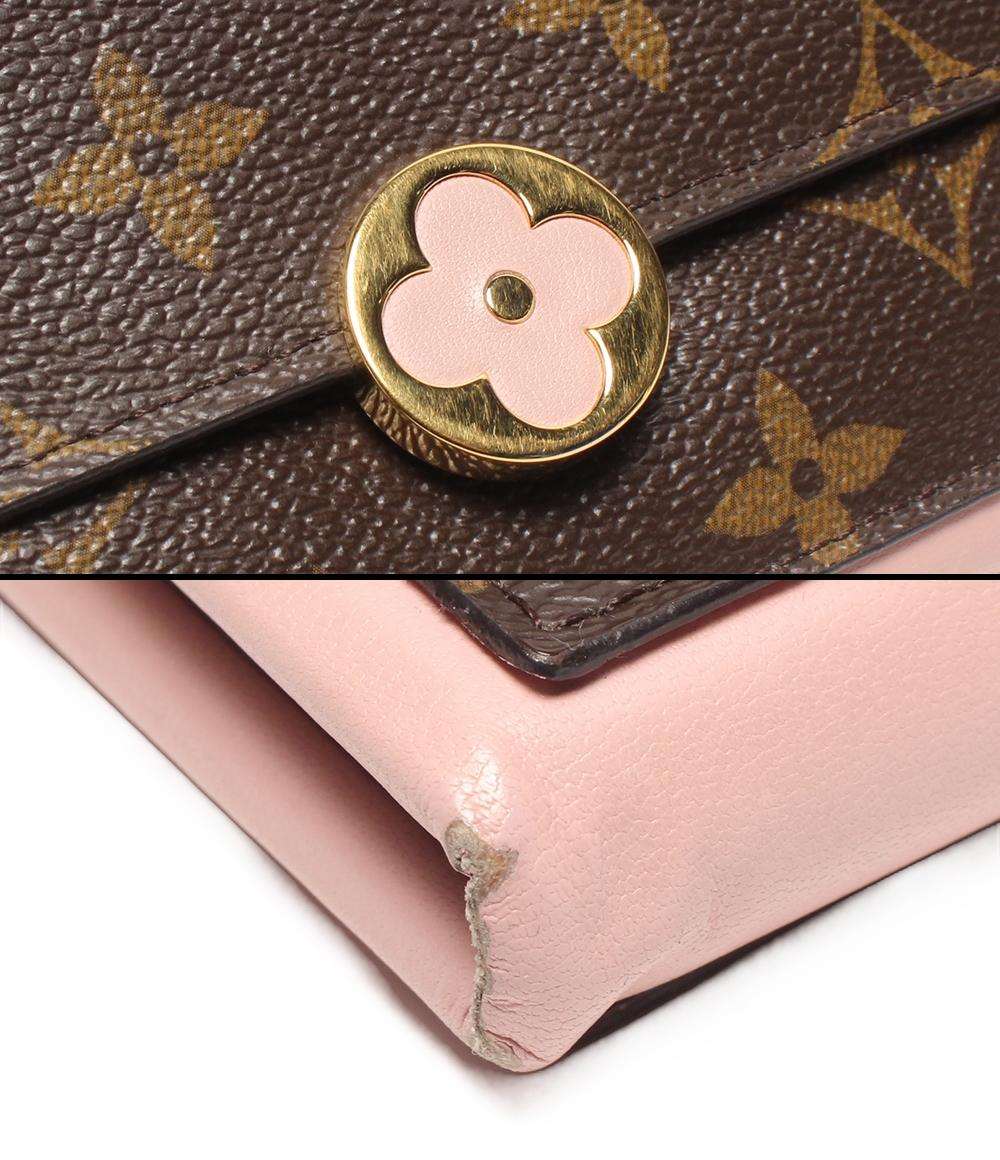 LOUIS VUITTON 長財布 ポルトフォイユ フロール モノグラム M64586 レディース ルイ・ヴィトン