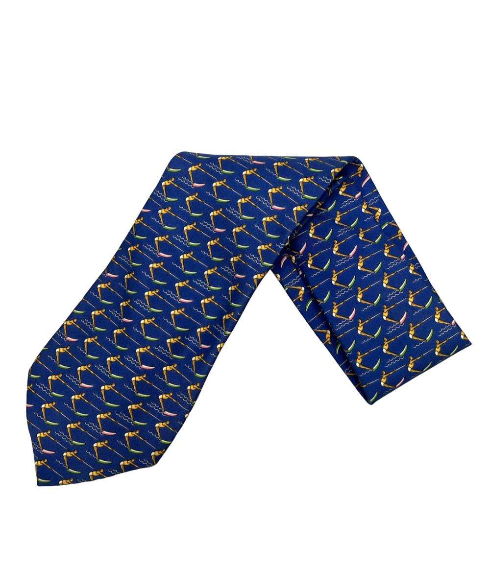 サルヴァトーレフェラガモ ネクタイ シルク100% メンズ Salvatore Ferragamo