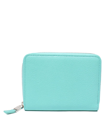 美品 Tiffany & Co. ラウンドファスナー二つ折り財布 レディース ティファニー