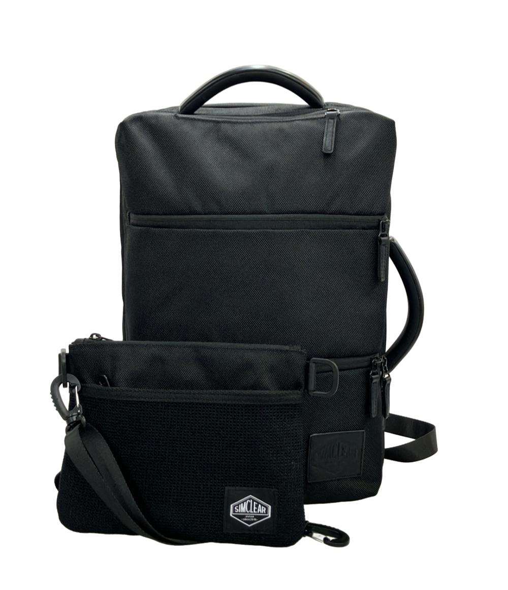 美品 SIMCLEAR リュック ビジネスリュック ハンドバッグ 2WAY 17L メンズ シムクリア