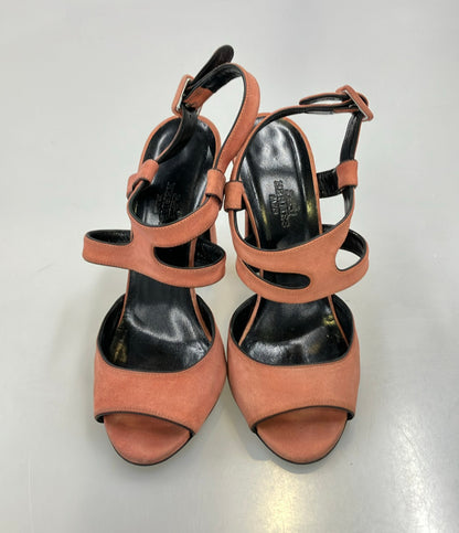 HERMES ストラップサンダル スエード レディース SIZE 35 (22cm) エルメス
