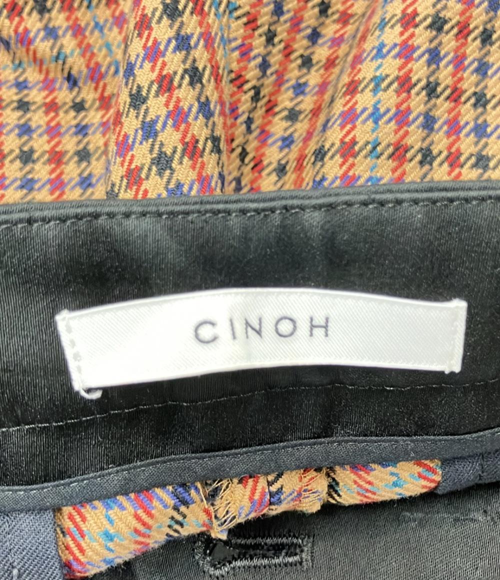 チノ チェック柄ロングパンツ レディース SIZE 38 (L) CINOH