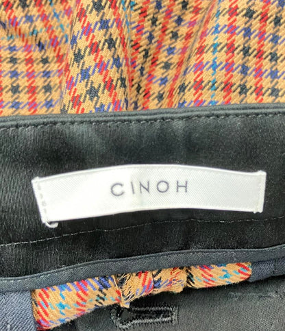 チノ チェック柄ロングパンツ レディース SIZE 38 (L) CINOH