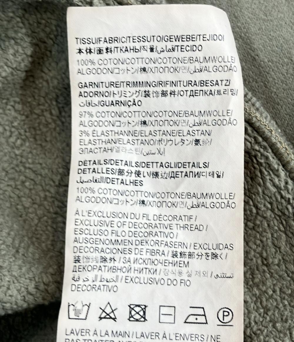 SAINT LAURENT 長袖スウェット グレージュ ショート丈 716525 レディース SIZE S サンローラン