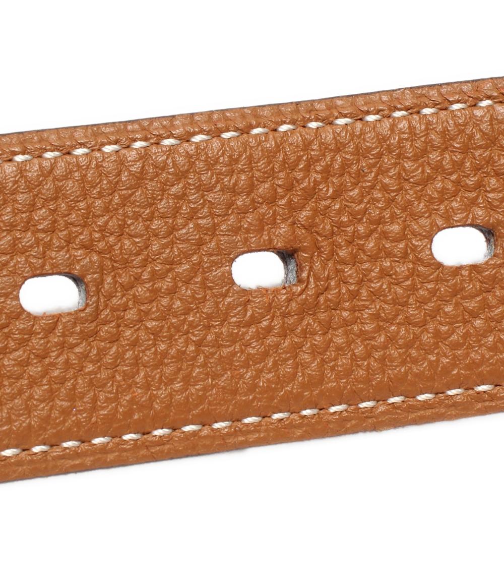HERMES ベルト T刻印 シルバー金具 カンタン メンズ エルメス