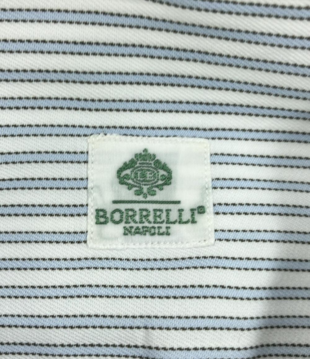 ルイジ・ボレッリ 長袖シャツ ストライプ メンズ SIZE 42 (XL) Luigi Borrelli