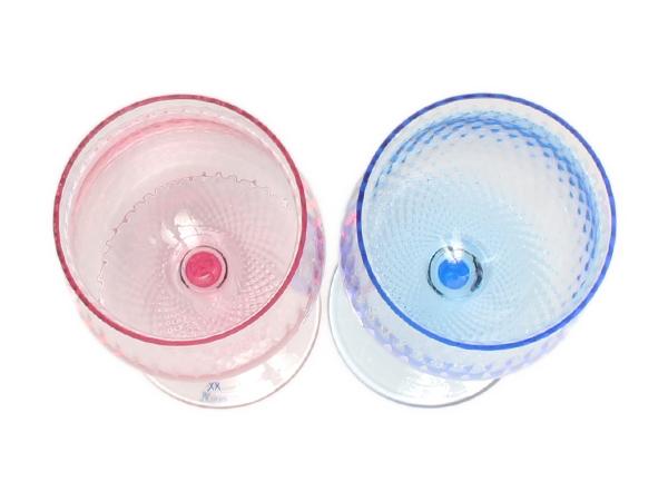 美品 マイセン ワイングラス 2点セット ペア Meissen