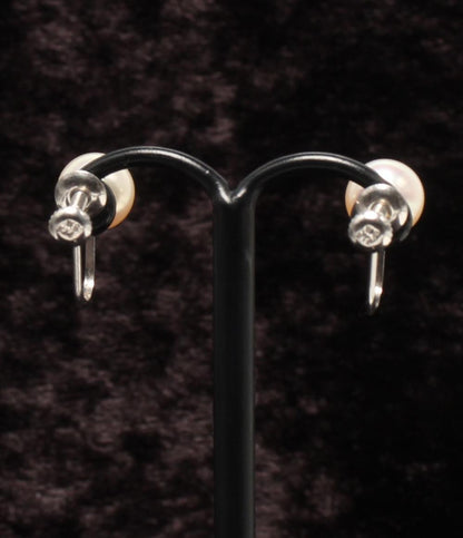 イヤリング K14WG パール 7.6mm レディース