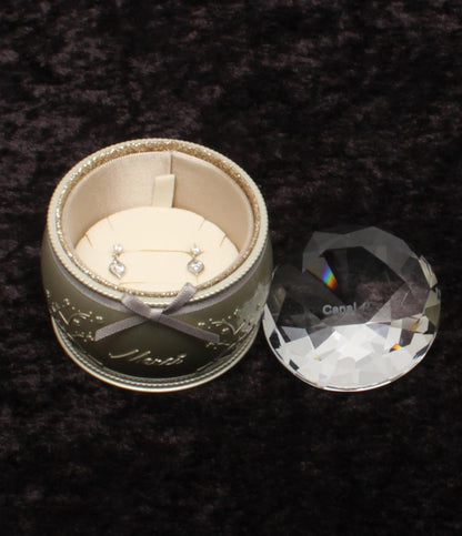 美品 カナルヨンドシー ピアス K10 しずくモチーフ レディース canal4℃