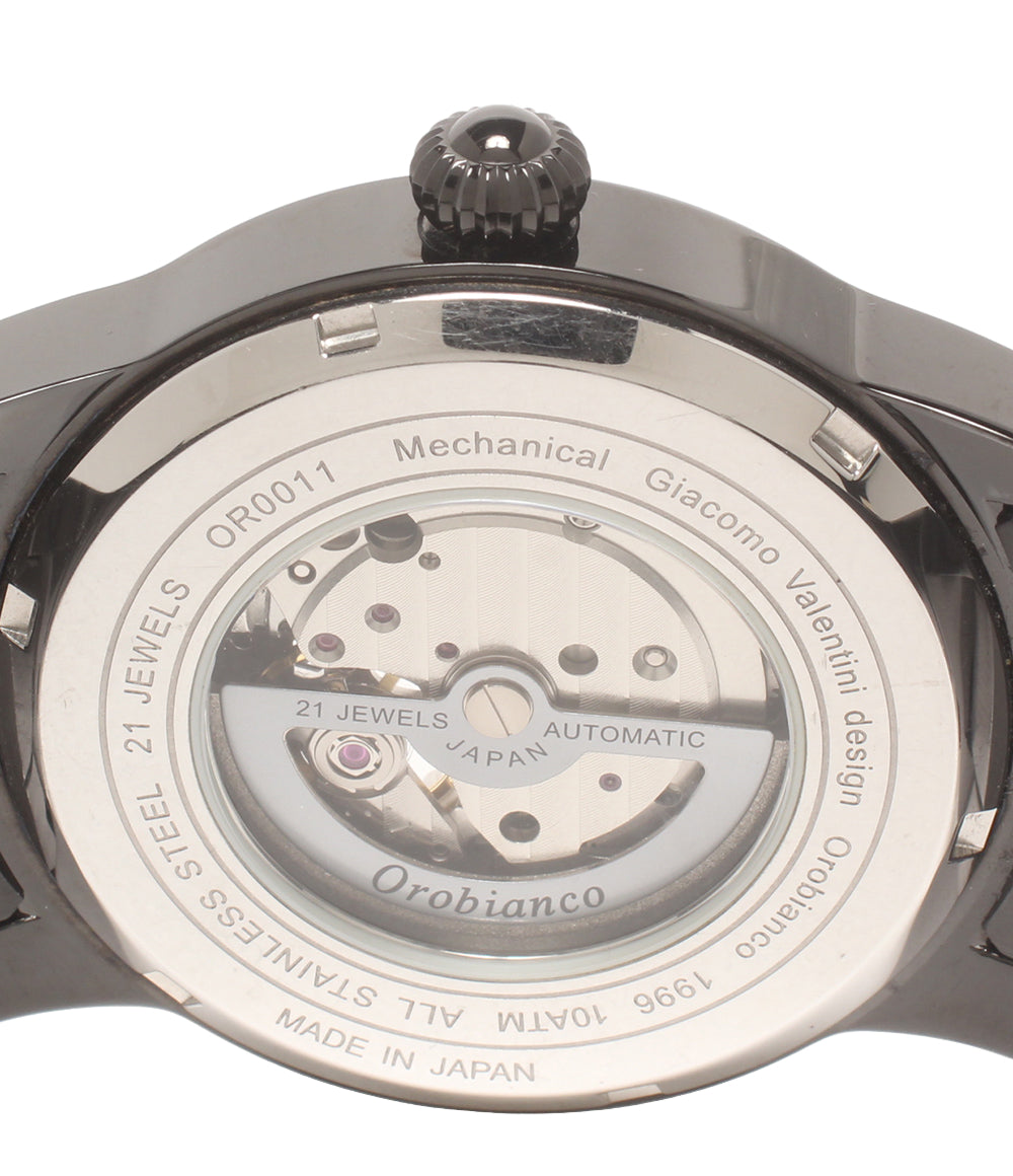 美品 Orobianco 腕時計 オラクラシカ ORAKLASSICA 自動巻き OR-0011 メンズ オロビアンコ