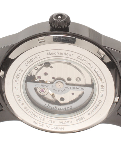 美品 Orobianco 腕時計 オラクラシカ ORAKLASSICA 自動巻き OR-0011 メンズ オロビアンコ