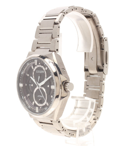 CITIZEN 腕時計 アテッサ ATTESA ソーラー ブラック 8730-S127912 メンズ シチズン