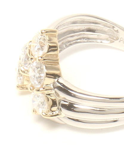 美品 リング 指輪 K18 Pt900 ダイヤ1.51ct レディース SIZE 16号