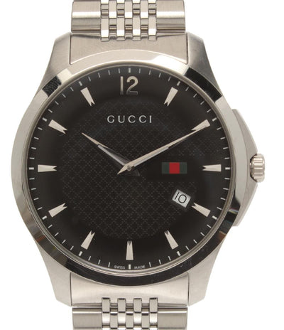 GUCCI 腕時計 Gタイムレス クオーツ ブラック 126.3 メンズ グッチ