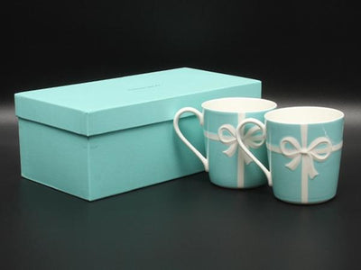 美品 TIFFANY&Co. マグカップ 2点セット ペア ブルーボックス ティファニー