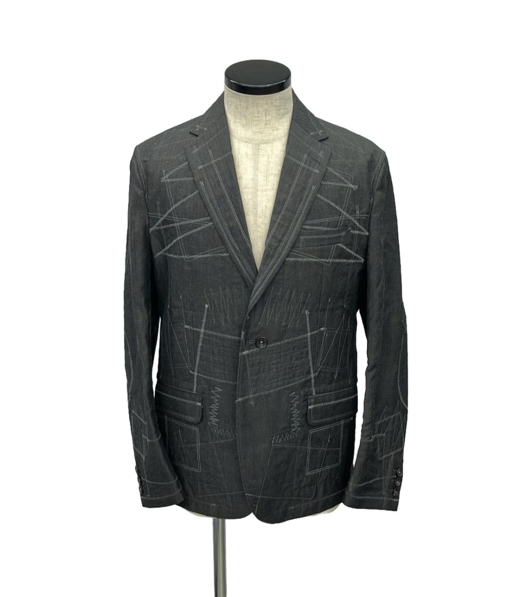 美品 JUNYA WATANABE ステッチ テーラードジャケット メンズ SIZE S ジュンヤワタナベ