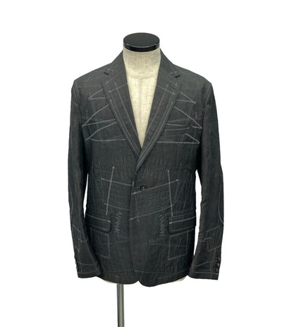 美品 JUNYA WATANABE ステッチ テーラードジャケット メンズ SIZE S ジュンヤワタナベ