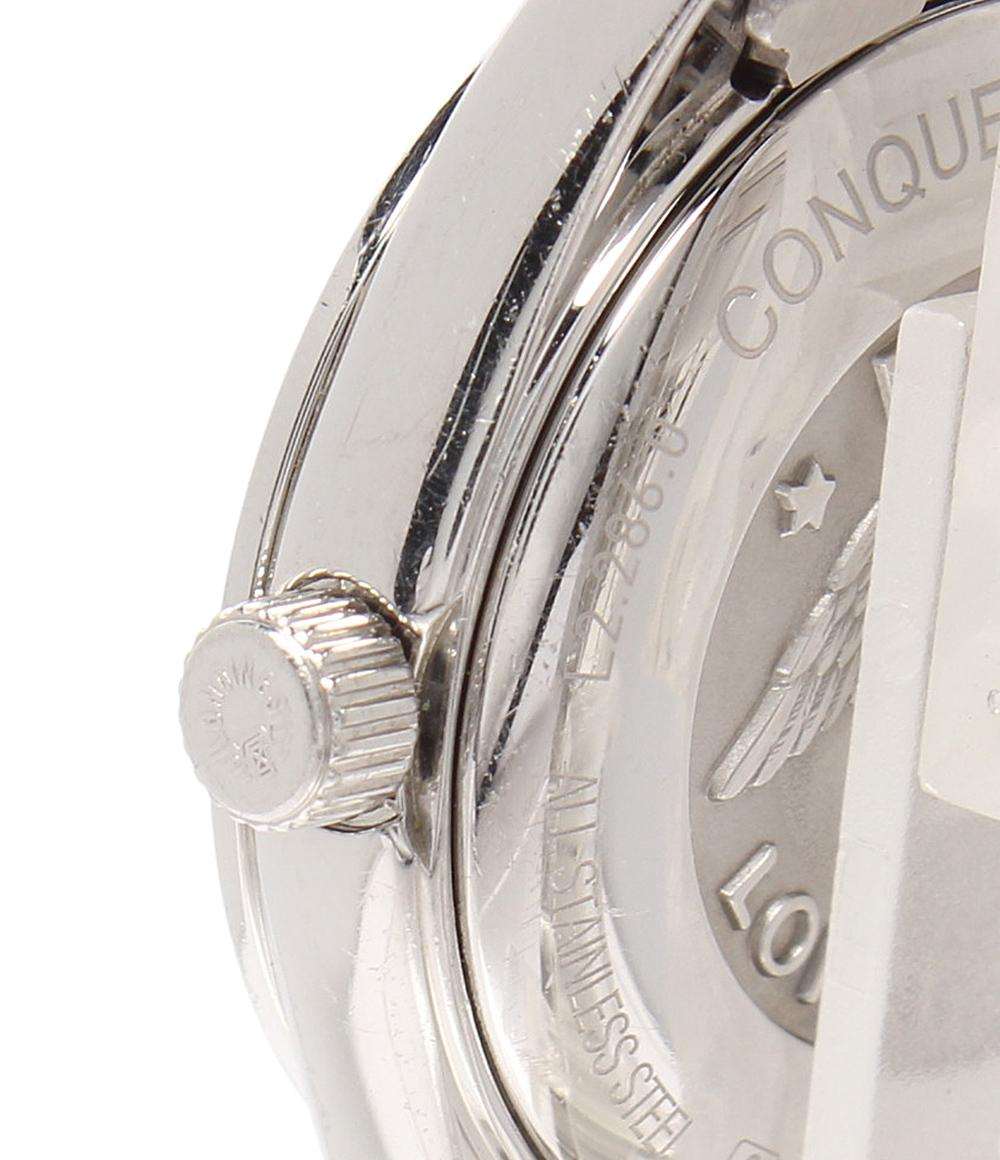 LONGINES 腕時計 コンクエスト クラシック クオーツ シルバー L2.286.0.72.6 レディース ロンジン