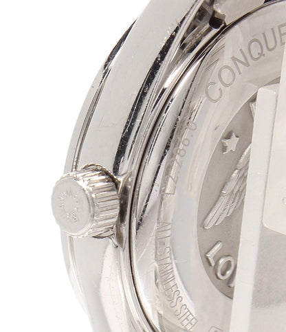 LONGINES 腕時計 コンクエスト クラシック クオーツ シルバー L2.286.0.72.6 レディース ロンジン