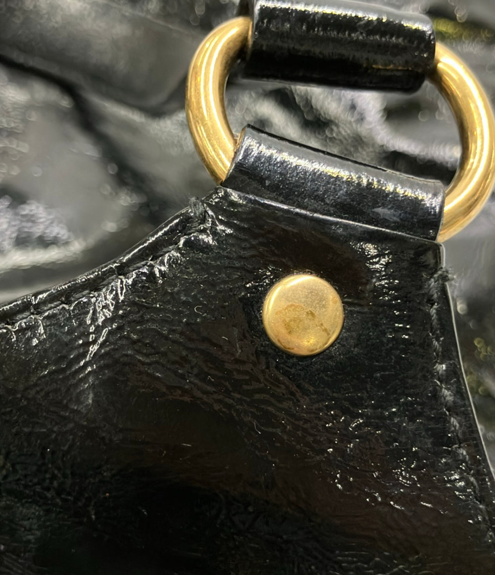 YVES SAINT LAURENT トートバッグ パテントレザー レディース イヴ・サンローラン