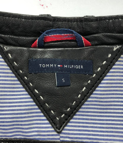 トミーヒルフィガー レザージャケット レディース SIZE S (S) TOMMY HILFIGER