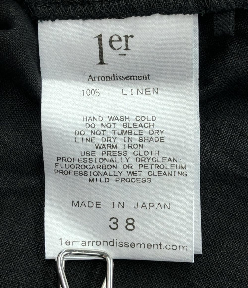 プルミエ アロンディスモン 長袖ワンピース バンドカラー レディース SIZE 38 (M) 1er Arrondissement