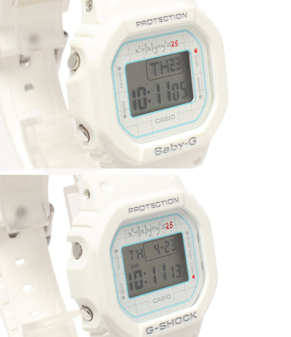 美品 CASIO ペアウォッチ 腕時計 G PRESENTS LOVER'S COLLECTION 2021 G-SHOCK Baby-G クオーツ LOV-21B-7JR レディース メンズ カシオ
