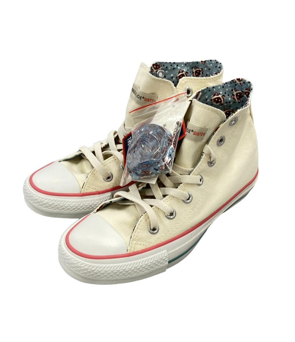 美品 CONVERSE ハイカットスニーカー ×ポール アンド ジョー シスター 猫 レディース SIZE 24.0 (L) コンバース