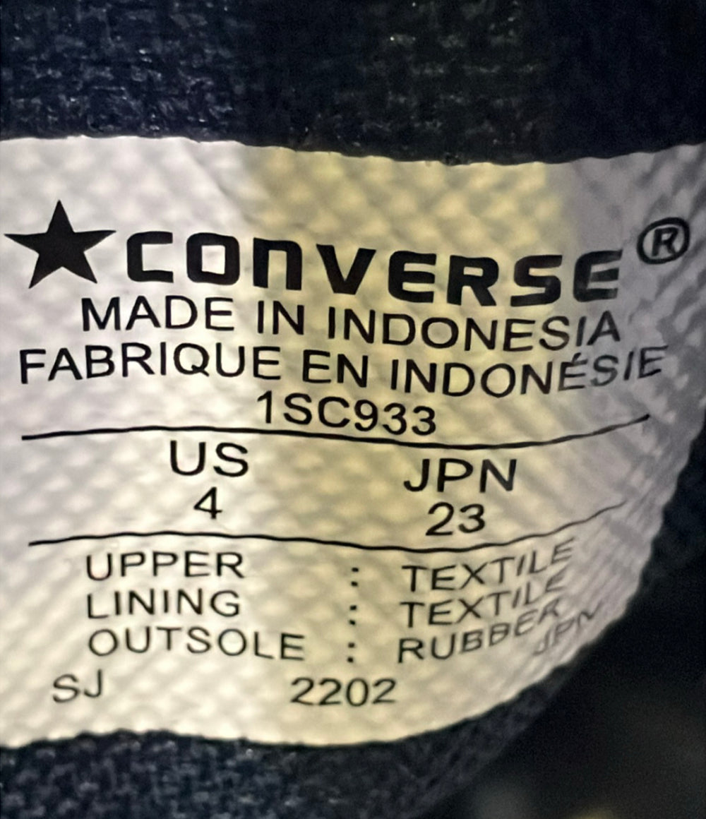 美品 CONVERSE ハイカットスニーカー オールスター 100 1SC933 レディース SIZE 23.0 コンバース