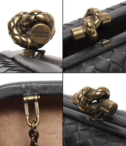 BOTTEGA VENETA チェーンショルダーバッグ 斜め掛け ノット イントレチャート ミノディエール レディース