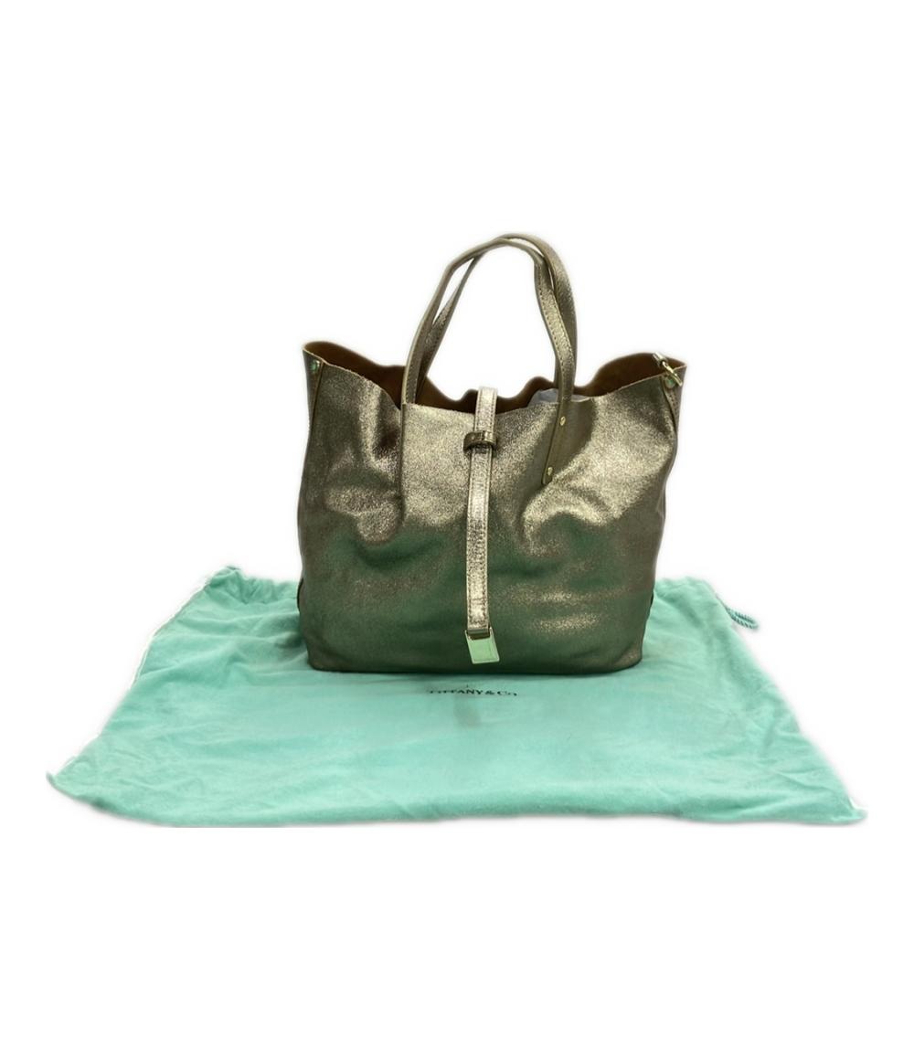 TIFFANY&Co. ハンドバッグ リバーシブル レザー レディース ティファニー