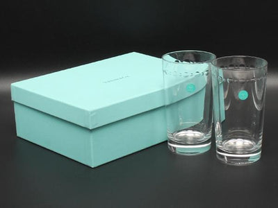 ティファニー グラス タンブラー 2点セット ペア スウィング HB TIFFANY&Co.
