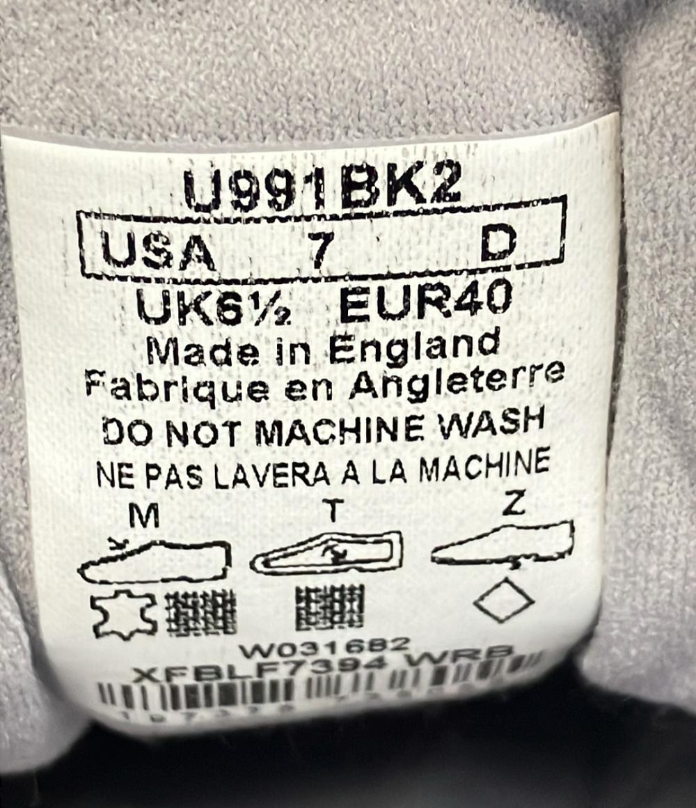 ニューバランス ローカットスニーカー U991BK2 メンズ SIZE USA 7 (S) NEW BALANCE