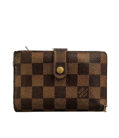 LOUIS VUITTON 二つ折り財布 ポルトフォイユ ヴィエノワ ダミエ エベヌ N61674 レディース メンズ ルイ・ヴィトン