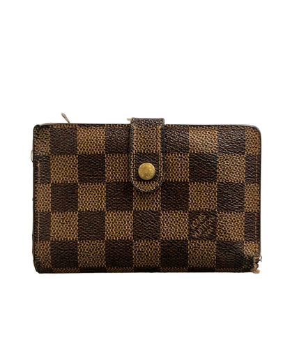LOUIS VUITTON 二つ折り財布 ポルトフォイユ ヴィエノワ ダミエ エベヌ N61674 レディース メンズ ルイ・ヴィトン