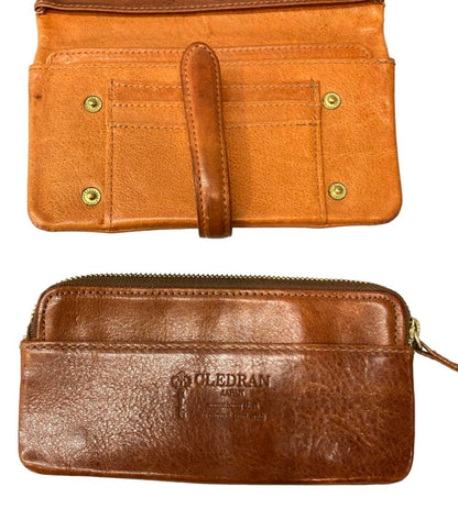美品 二つ折り財布 レディース CLEDRAN