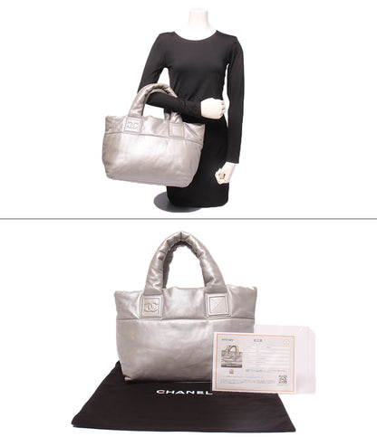CHANEL ハンドバッグ トートバッグ シルバー金具 14番台 コココクーン レディース シャネル