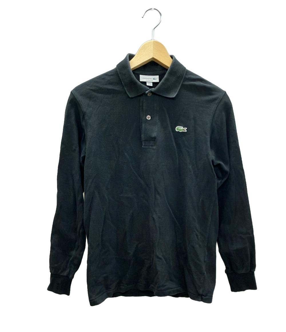 h*0様 LACOSTE ブラック 長袖ポロシャツ US S LACOSTE（ラコステ） ポロシャツ オリジナルフィット 長袖 ポロシャツ