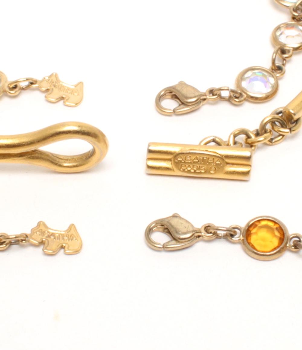 AGATHA ネックレス ブレスレット チャーム ペンダントトップ 8点セット レディース アガタ