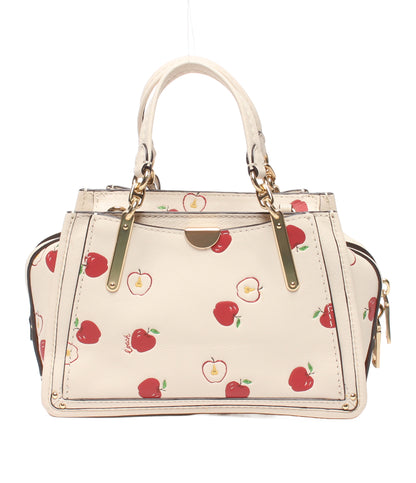 COACH 2WAYハンドバッグ ショルダーバッグ 斜め掛け アップル柄 レディース コーチ